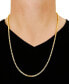 ფოტო #2 პროდუქტის Large Rounded Box-Link 20" Chain Necklace (3.5mm) in 14k Gold