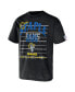 ფოტო #3 პროდუქტის Men's NFL X Staple Black Los Angeles Rams Gridiron Short Sleeve T-shirt