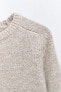 Basic plain knit sweater