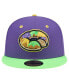 Фото #4 товара Men's Purple Biloxi Shuckers Theme Night King Cakes 59FIFTY Fitted Hat