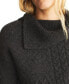 Фото #6 товара Women's Mix-Stitch Envelope-Collar Sweater