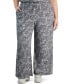 Фото #1 товара Trendy Plus Size Snakeskin-Print Pull-On Pants, Created for Macy's