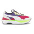 Фото #1 товара Puma Cruise Rider Flair Lace Up Womens Purple Sneakers Casual Shoes 381654-02