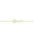 Фото #3 товара Delicate Box Chain 20" Strand Necklace (1/2mm) in 14k Gold