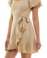 ფოტო #7 პროდუქტის Juniors' Ruffled Faux-Wrap Dress