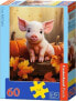 Фото #2 товара Детский развивающий пазл Castorland Puzzle 60 Cute Fall Piglet CASTOR