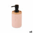 Soap Dispenser Pink Wood Resin Plastic (6 Units)