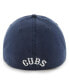 Фото #2 товара Men's Navy Chicago Cubs Cooperstown Collection Franchise Fitted Hat
