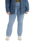 ფოტო #1 პროდუქტის Trendy Plus Size Classic Bootcut Jeans