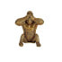 Фото #3 товара Декоративная фигура Горилла Золотистая из смолы (9 x 18 x 17 см) Gift Decor