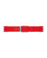 ფოტო #3 პროდუქტის Men's Swiss Chronograph T-Sport T-Race Red Silicone Strap Watch 47.6mm