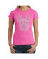 ფოტო #1 პროდუქტის Women's T-Shirt with French Bulldog Word Art