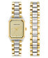 Фото #1 товара Women's Quartz Two-Tone Alloy Watch Set, 20.5mm