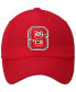 Фото #2 товара Men's Red NC State Wolfpack Primary Logo Staple Adjustable Hat
