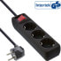 Фото #2 товара InLine Socket strip - 3-way earth contact CEE 7/3 - with switch - black - 5m