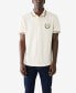 ფოტო #1 პროდუქტის Men's Laurel Buddha Face Short Sleeve Polo Shirt