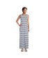 Фото #1 товара Women's Cotton Jersey Sleeveless Swim Cover-up Maxi Dress