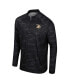 Men's Black Army Black Knights Carson Raglan Quarter-Zip Jacket