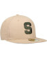 Фото #4 товара Men's Tan Michigan State Spartans Camel & Rifle 59Fifty Fitted Hat