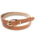Фото #2 товара Women's Faux-Leather Belt Set, Created for Macy's