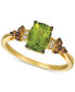 ფოტო #1 პროდუქტის Peridot (1-1/3 ct. t.w.) & Diamond (1/5 ct. t.w.) Ring in 14k Gold