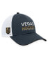 ფოტო #1 პროდუქტის Men's Gray Vegas Golden Knights Rink Trucker Adjustable Hat