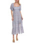 Фото #1 товара Saltwater Luxe Puff Sleeve Maxi Dress Women's
