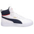 Фото #1 товара Puma Caven Mid Lace Up Mens White Sneakers Casual Shoes 38584303