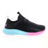 Фото #4 товара Fila Accolade Evo 2 5RM01883-965 Womens Black Canvas Athletic Running Shoes