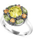Multi-Gemstone Cluster Ring (3-1/2 ct. t.w.) in Sterling Silver