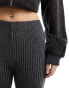 Noisy May high waisted leggings in dark grey