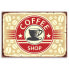 Wandbilder Retro Vintage Kaffee Schild