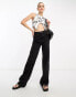 Фото #13 товара ASOS DESIGN Tall wide leg dad jeans in washed black