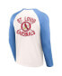 Фото #2 товара Men's Darius Rucker Collection by White, Light Blue St. Louis Cardinals Team Color Raglan T-shirt