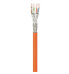 Wentronic CAT 7A Network Cable - S/FTP (PiMF) - orange - 250m - 250 m - Cat7a - S/FTP (S-STP)