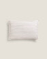 Фото #6 товара Striped cotton pillowcase