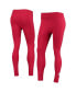 ფოტო #1 პროდუქტის Women's Crimson Washington State Cougars Fleece-Lined Leggings
