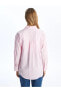 LCW Modest Çizgili Uzun Kollu Kadın Gömlek Tunik