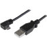 Фото #2 товара StarTech.com Micro-USB Charge-and-Sync Cable M/M - Right-Angle Micro-USB - 24 AWG - 0.5 m - 0.5 m - USB A - Micro-USB A - USB 2.0 - Male/Male - Black
