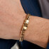 Фото #3 товара Naxos BNX12 timeless men´s gold-plated chain bracelet