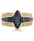 ფოტო #5 პროდუქტის EFFY® Sapphire (2-5/8 ct. t.w.) & Diamond (1/3 ct. t.w.) Ring in 14k Gold