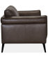 Фото #9 товара Keery 66.5" Leather Loveseat, Created for Macy's