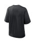 ფოტო #2 პროდუქტის Women's Black Cincinnati Bengals Boxy T-Shirt