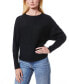 ფოტო #1 პროდუქტის Women's Ribbed Block-Stitch Dolman-Sleeve Sweater