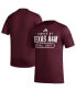 Фото #1 товара Men's Maroon Texas A&M Aggies AEROREADY Pregame T-shirt