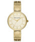 Фото #1 товара Часы и аксессуары ARMANI EXCHANGE Женские наручные часы Brooke из нержавеющей стали с покрытием золотистого цвета 38 мм