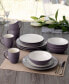 Colorwave Coupe 16-Pc. Dinnerware Set, Service for 4