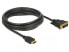 Delock 85655 - 3 m - HDMI Type A (Standard) - DVI - Male - Male - Straight