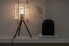 Фото #3 товара Настольная офисная лампа ebuy24 Fence 20x20x40см Ротанговая черная, деревянная