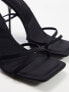 Фото #2 товара Topshop Dakota strappy heeled sandal in black